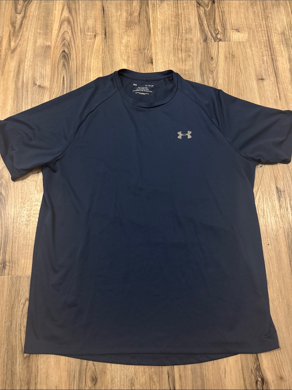 Under Armour Navy Short-Sleeve Performance Tee with Logo